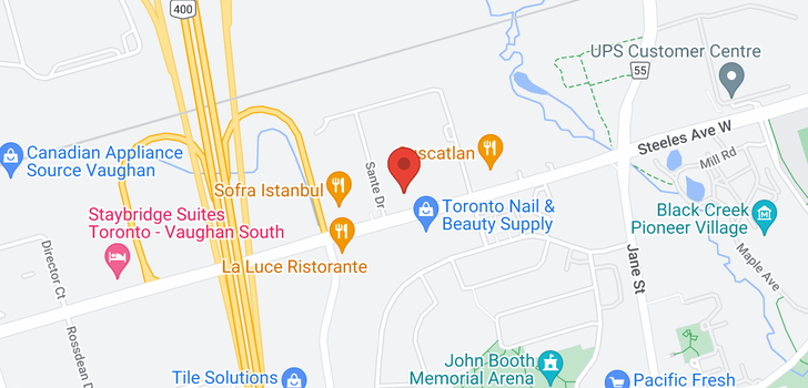 map of #203 -3300 STEELES AVE W